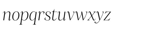Stability Light Italic Font LOWERCASE
