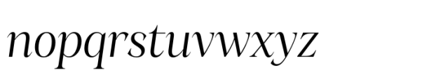 Stability Regular Italic Font LOWERCASE