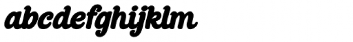 Stabillo Bold Italic Font LOWERCASE