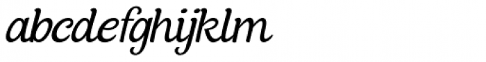 Stabillo Light Italic Font LOWERCASE