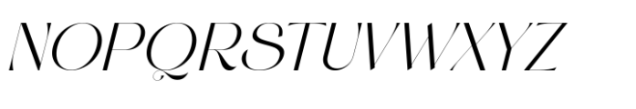 Stack Qisplay Italic Font UPPERCASE