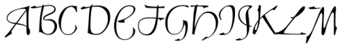 Staehle Graphia Script Regular Font UPPERCASE