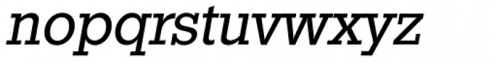 Stafford Serial Italic Font LOWERCASE