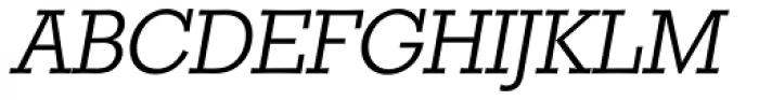 Stafford Serial Light Italic Font UPPERCASE