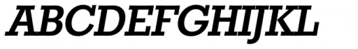 Stafford Serial Medium Italic Font UPPERCASE
