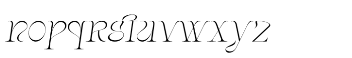 Stager Italic Font LOWERCASE