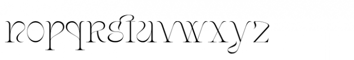 Stager Regular Font LOWERCASE