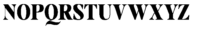 Stagger Black Condensed Font UPPERCASE