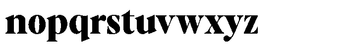 Stagger Black Condensed Font LOWERCASE