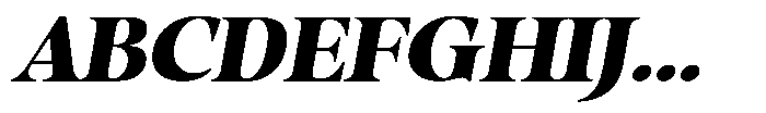 Stagger Black Expanded Italic Font UPPERCASE
