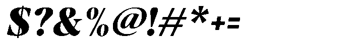 Stagger Black Italic Font OTHER CHARS