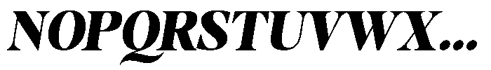 Stagger Black Italic Font UPPERCASE