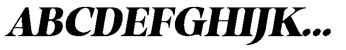Stagger Black Sem Exp Italic Font UPPERCASE