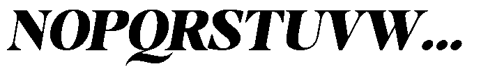 Stagger Black Sem Exp Italic Font UPPERCASE