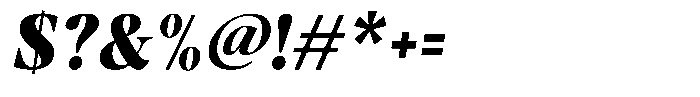 Stagger Black Semi Condensed Italic Font OTHER CHARS