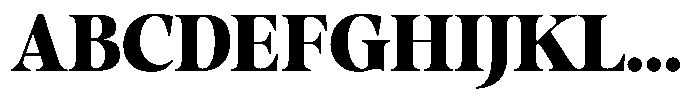 Stagger Black Font UPPERCASE