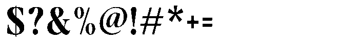 Stagger Bold Condensed Font OTHER CHARS
