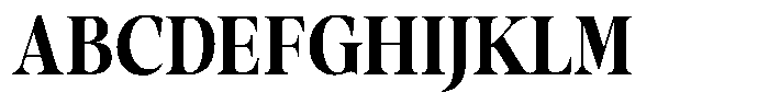 Stagger Bold Condensed Font UPPERCASE