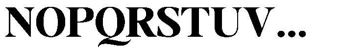 Stagger Bold Expanded Font UPPERCASE