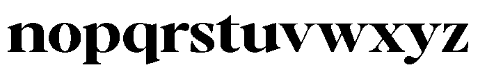 Stagger Bold Expanded Font LOWERCASE