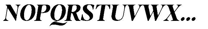 Stagger Bold Italic Font UPPERCASE