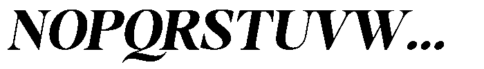 Stagger Bold Sem Exp Italic Font UPPERCASE