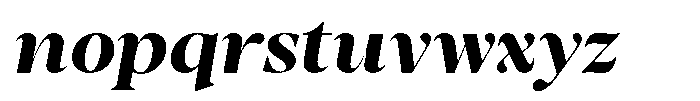 Stagger Bold Sem Exp Italic Font LOWERCASE