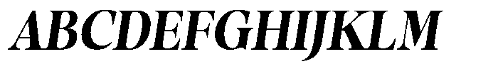 Stagger Bold Semi Condensed Italic Font UPPERCASE