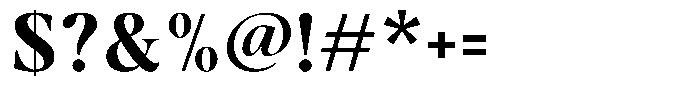 Stagger Bold Font OTHER CHARS