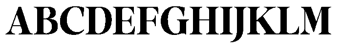 Stagger Bold Font UPPERCASE