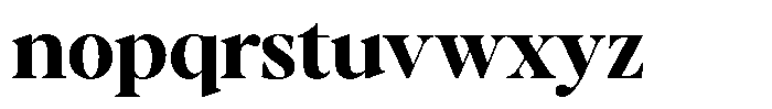 Stagger Bold Font LOWERCASE