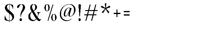 Stagger Condensed Font OTHER CHARS