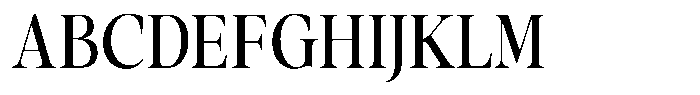 Stagger Condensed Font UPPERCASE