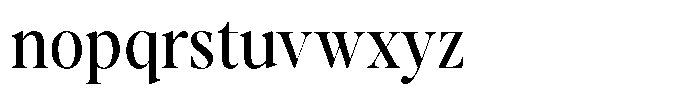 Stagger Condensed Font LOWERCASE