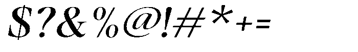 Stagger Expanded Italic Font OTHER CHARS