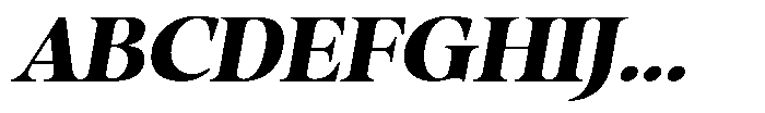 Stagger Extra Bold Exp Italic Font UPPERCASE