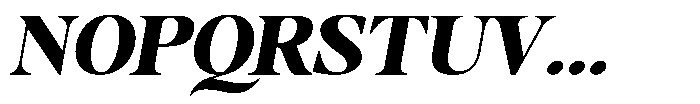 Stagger Extra Bold Exp Italic Font UPPERCASE