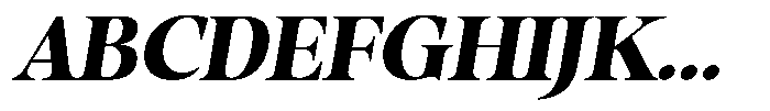 Stagger Extra Bold Sem Exp Italic Font UPPERCASE