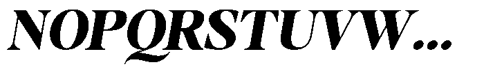Stagger Extra Bold Sem Exp Italic Font UPPERCASE