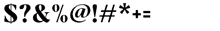 Stagger Extra Bold Font OTHER CHARS