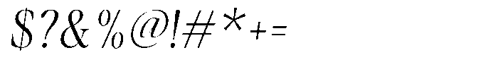 Stagger Extra Light Condensed Italic Font OTHER CHARS