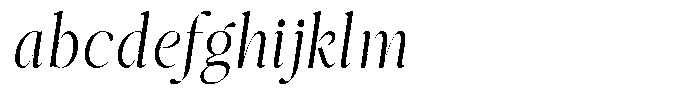 Stagger Extra Light Condensed Italic FONT