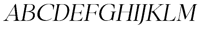 Stagger Extra Light Exp Italic Font UPPERCASE
