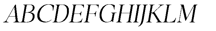 Stagger Extra Light Sem Exp Italic Font UPPERCASE