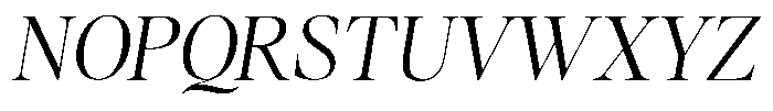 Stagger Extra Light Sem Exp Italic Font UPPERCASE