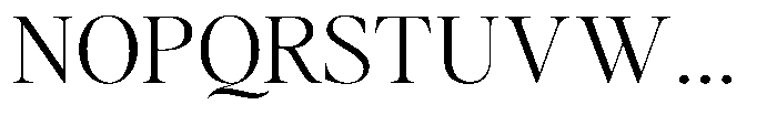 Stagger Extra Light Sem Exp Font UPPERCASE