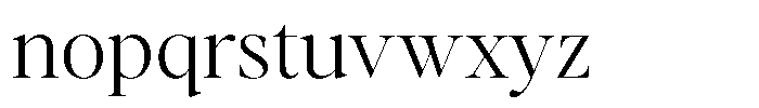 Stagger Extra Light Font LOWERCASE