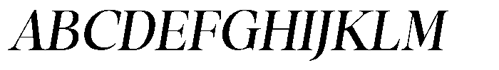 Stagger Italic Font UPPERCASE