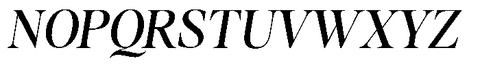 Stagger Italic Font UPPERCASE