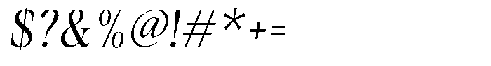 Stagger Light Condensed Italic Font OTHER CHARS